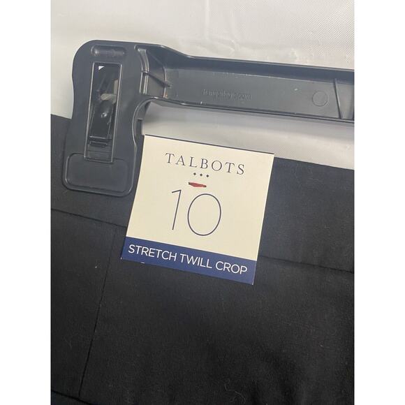 New Talbots Simply Flattering Collection Stretch‎ Twill Crop Pants Size 10 - Picture 5 of 7